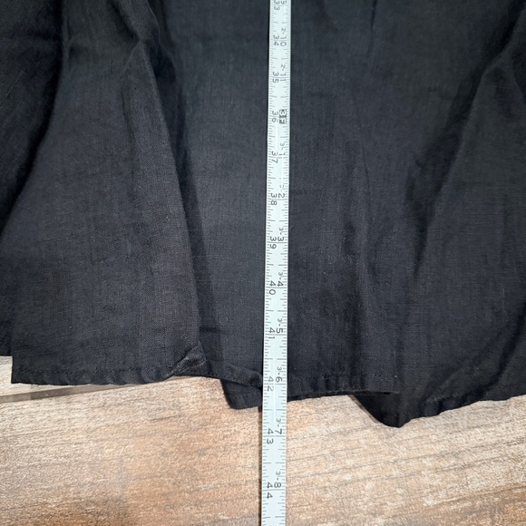Eileen Fisher | 100% Irish linen Black Petite Dress - Picture 8 of 9